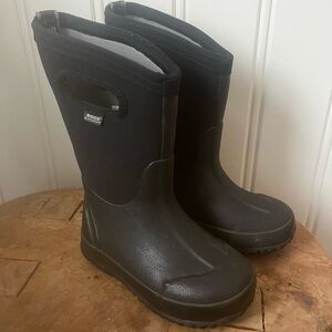 Bogs Kids Classic Black Insulated Winter Snow Boots 11